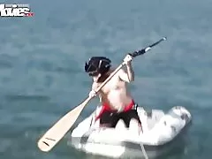 Divertido cine alemán sexo festa en un barco